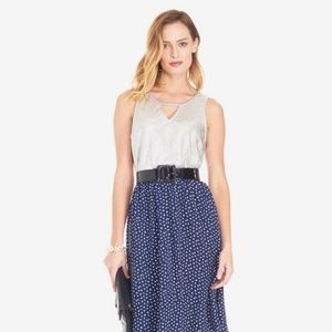 Jack Metallic Cut Out Top